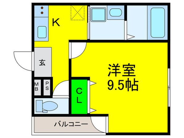 フジパレス堺石津川サウスの物件間取画像